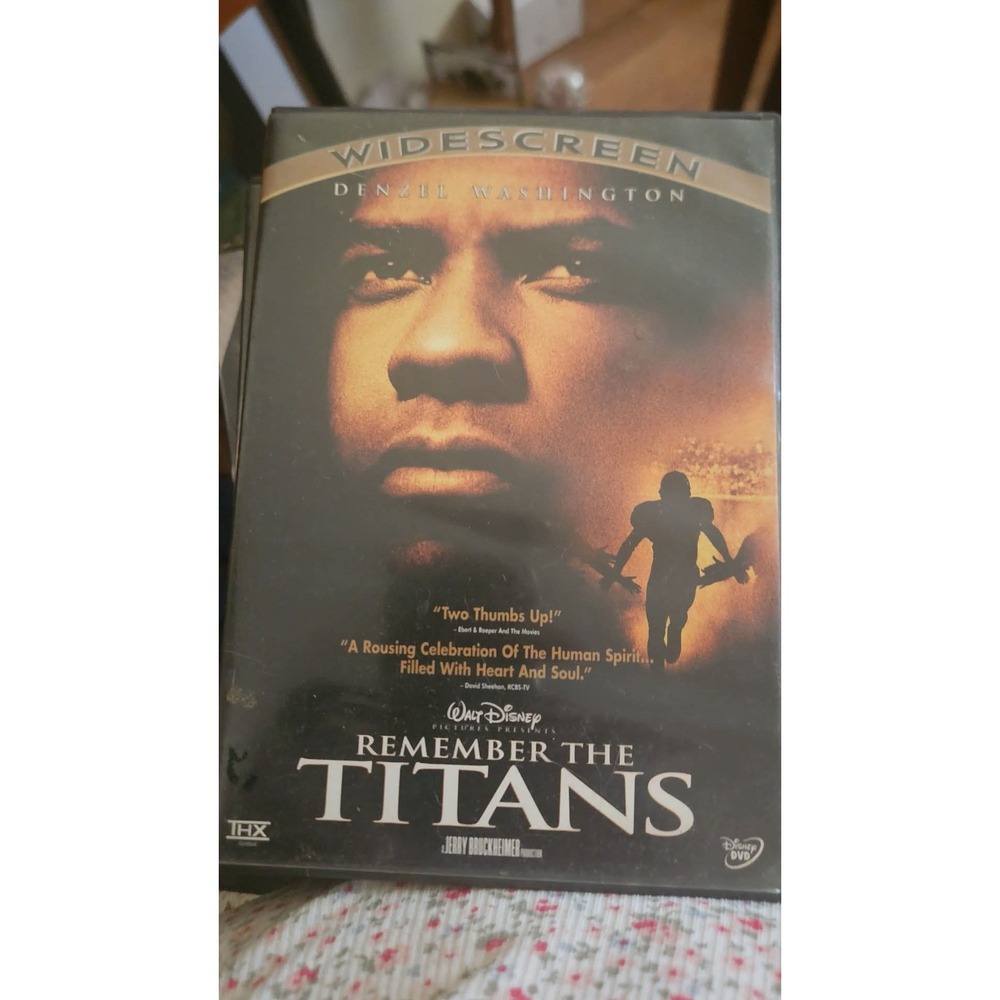 Remember the Titans DVD Denzel Washington Widescreen Walt Disney Pictures 2001